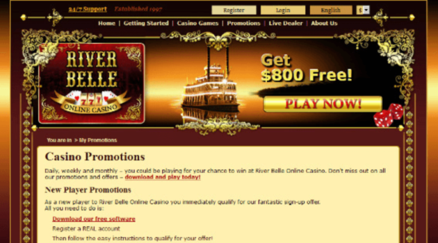 Sites Similar to River Belle Casino + Sister Sites